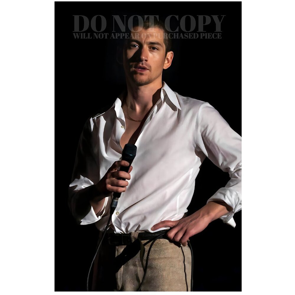 Alex Turner Photograph 11 X 17 | Arctic Monkeys | Live Photo | RARE Poster Print